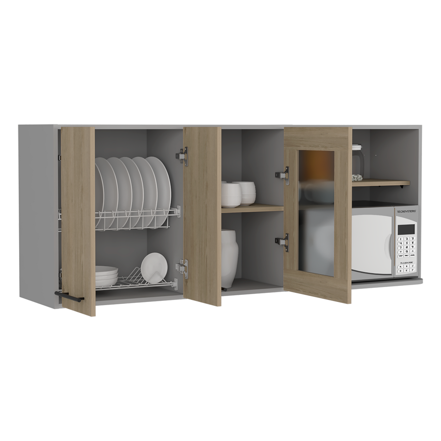 Modulo Superior 150 Kitchen Hasselt Rta Gris Rovere