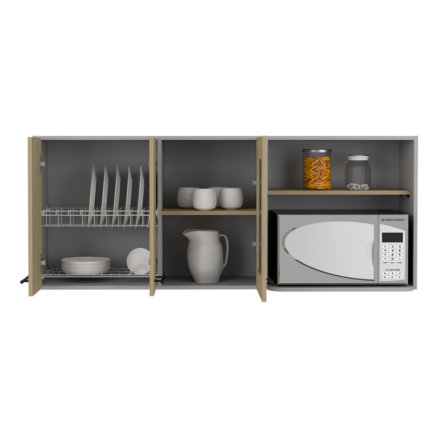Modulo Superior 150 Kitchen Hasselt Rta Gris Rovere