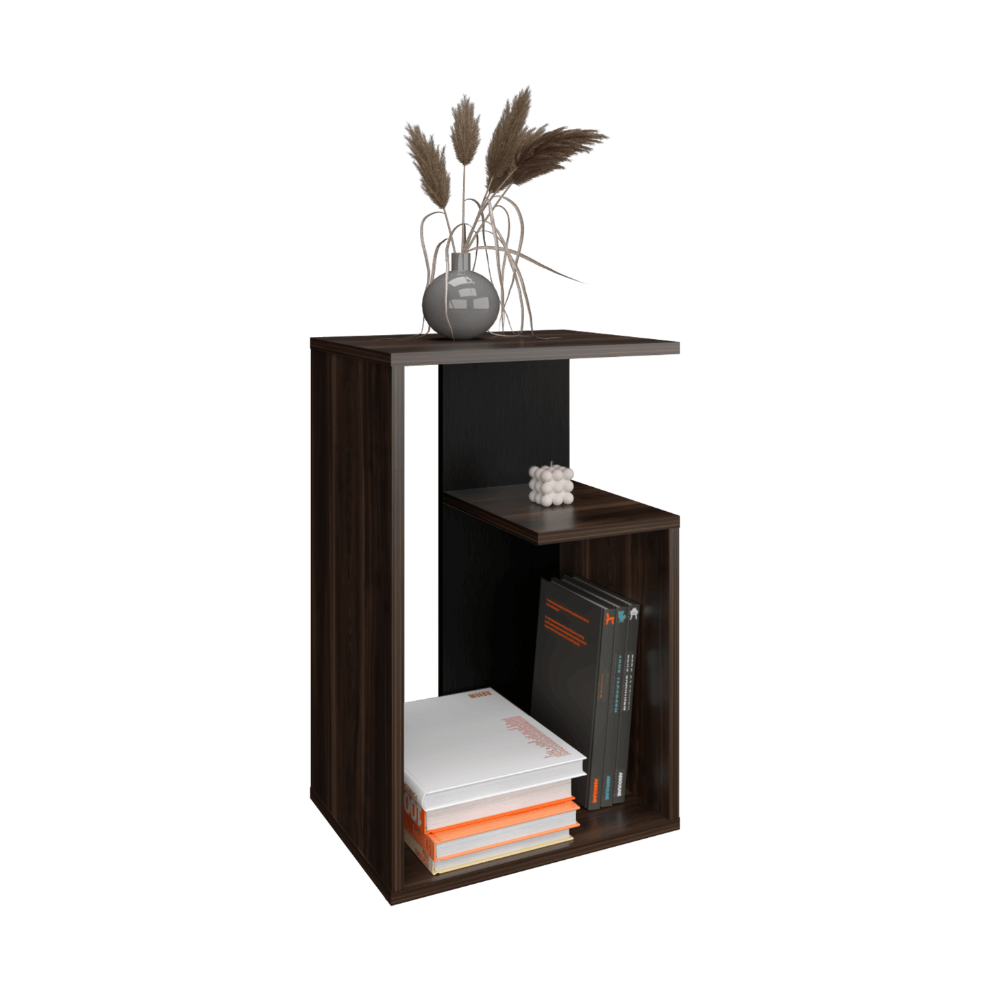 Mesa Auxiliar Everett 63X39X30 Rta Nogal Wengue Zf