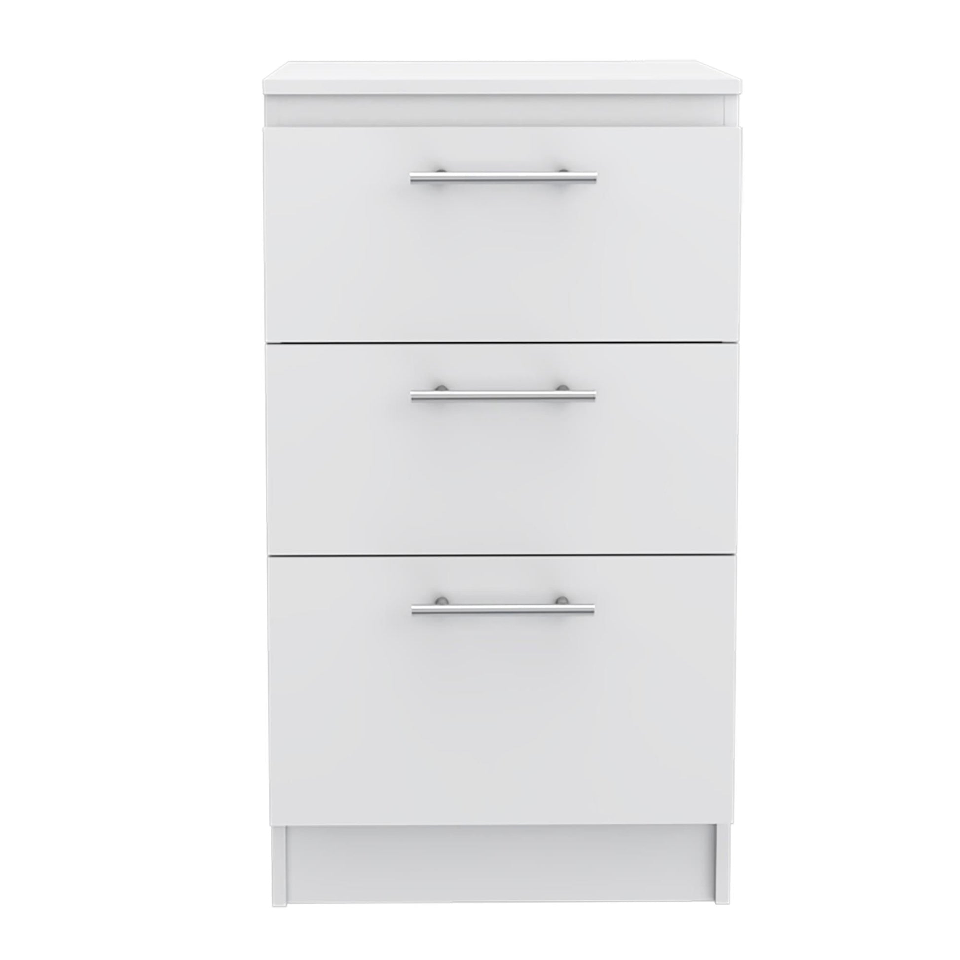 Gabinete 3 Cajones 90 X 50 Rta Blanco