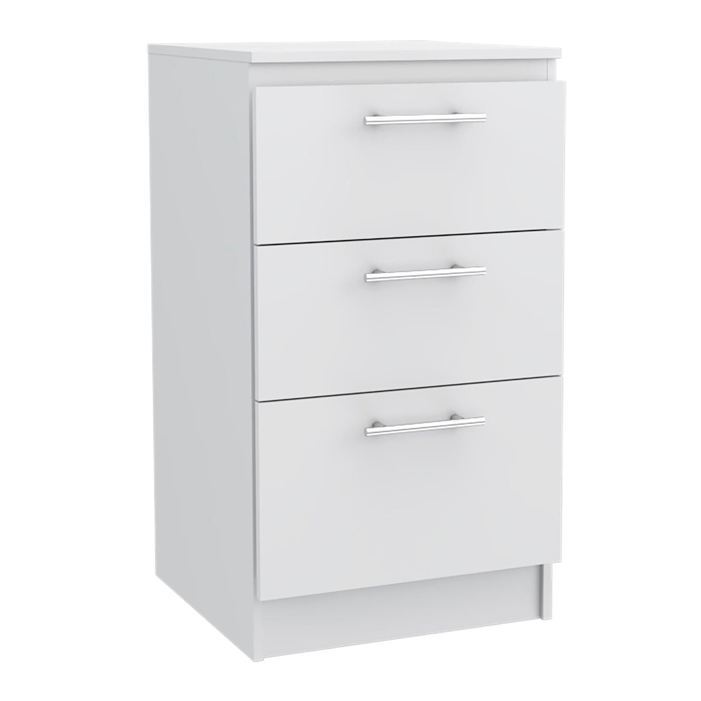Gabinete 3 Cajones 90 X 50 Rta Blanco