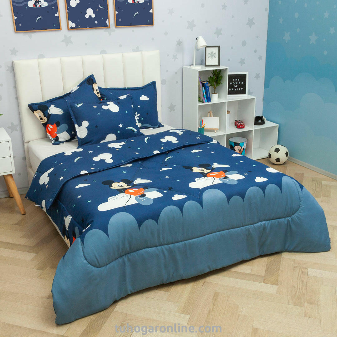 Cubrelecho Acolchado Disney Mickey Jr