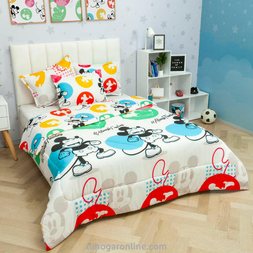 Cubrelecho Acolchado Disney Mickey Mouse