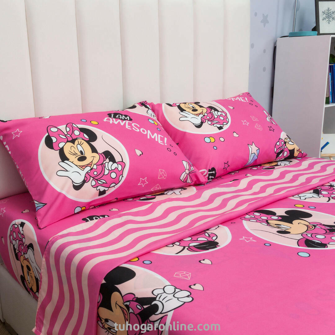 Juego De Sábanas Disney Plus Minnie Jr