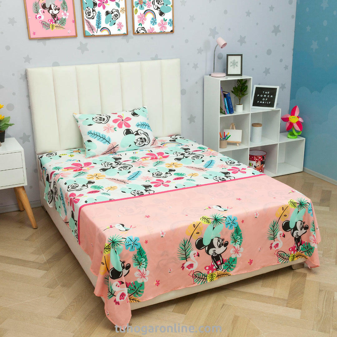 Juegos De Sábanas Cama Sencilla Disney Minnie