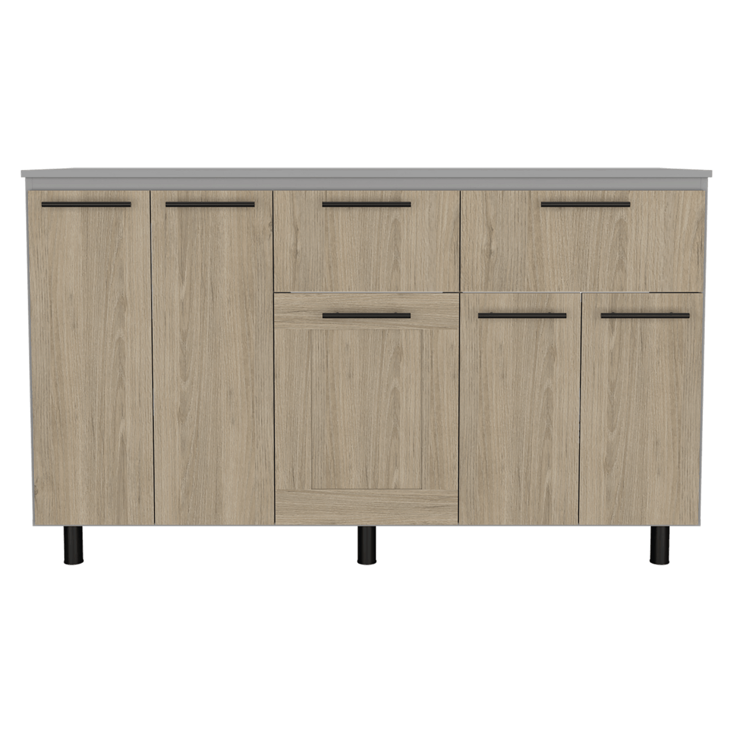 Modulo Inferior 150 Kitchen Hasselt Rta Gris Rovere
