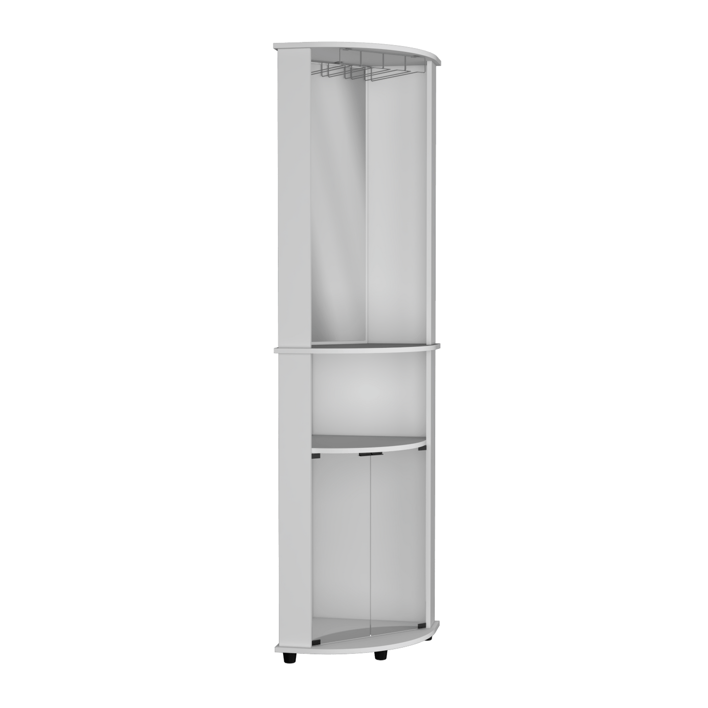 Bar Esquinero Chicago 189 X 45 X 45 Rta Blanco