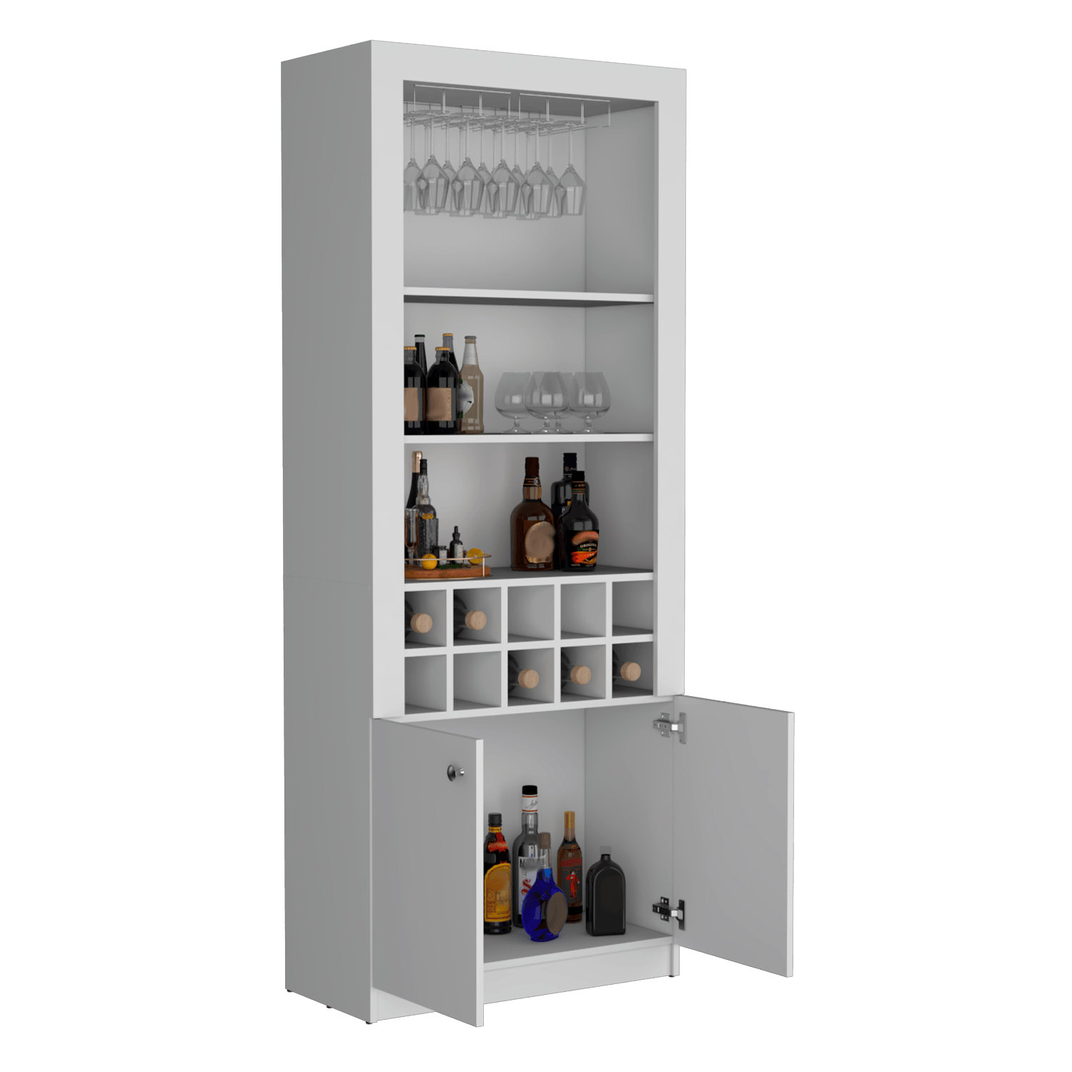Mueble Bar Nebo 190X75X36 Rta Blanco Zf