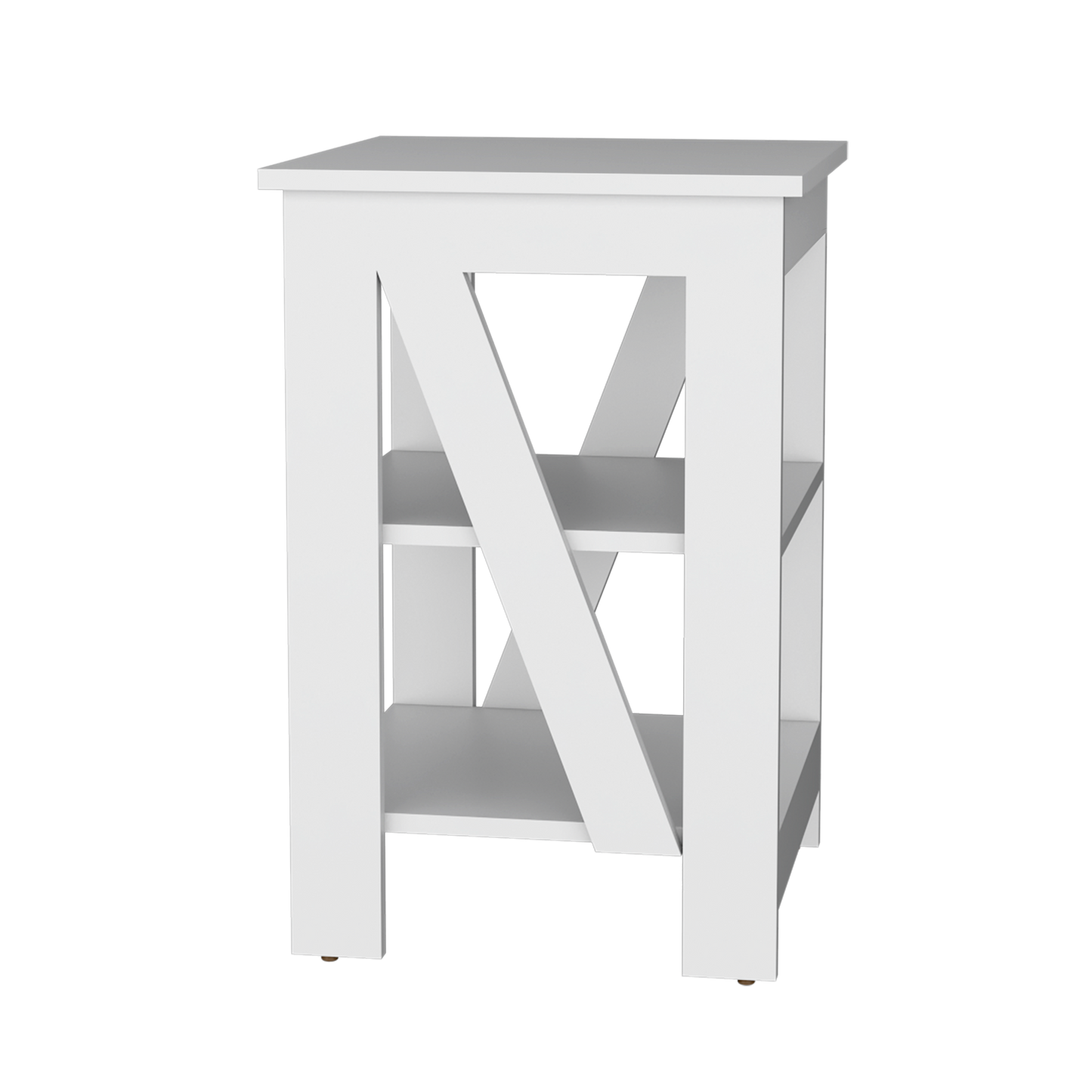 Mesa Auxiliar Taylor 60X40X40 Rta Blanco Zf