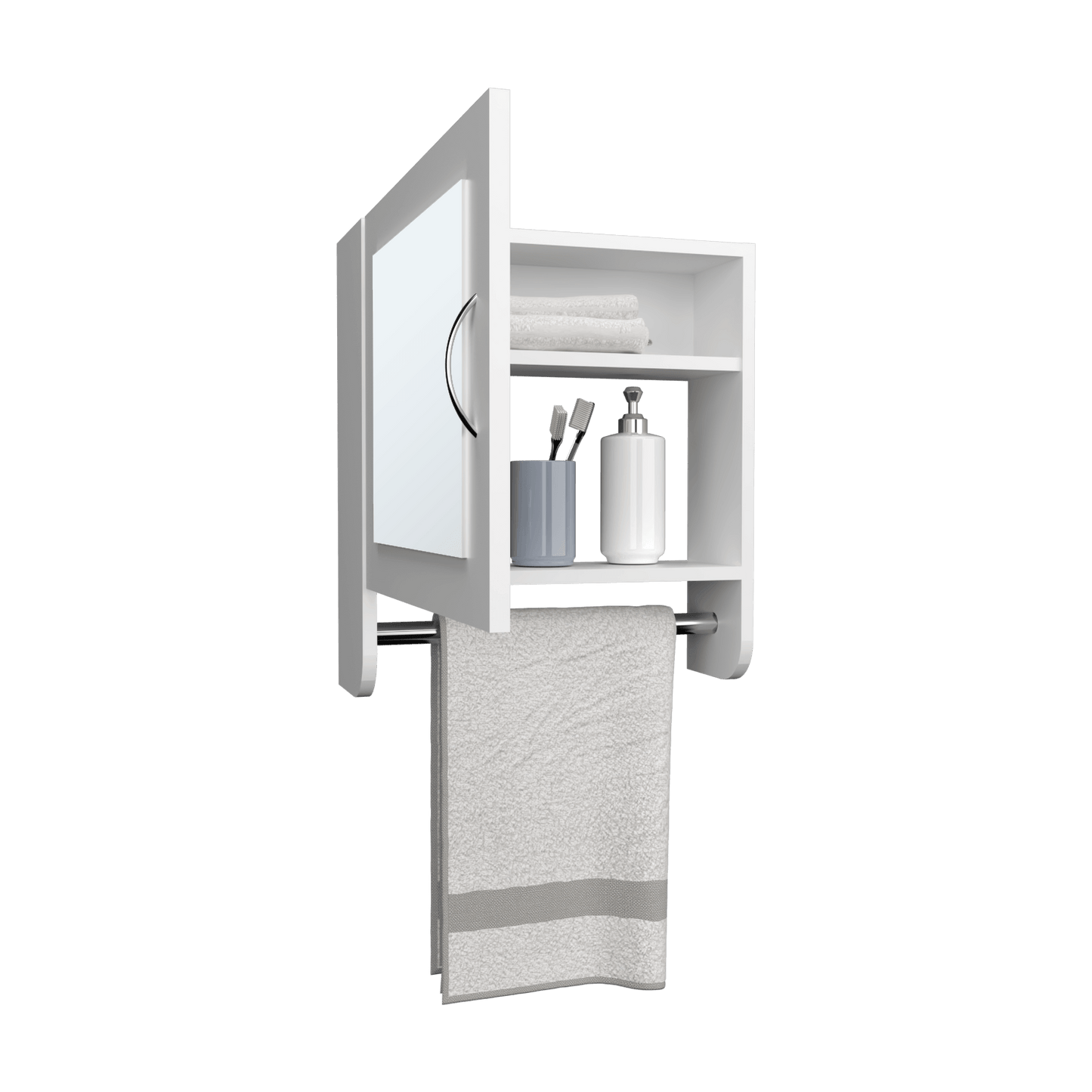 Botiquin 300 Bath 50X45X16 Rta Blanco Zf