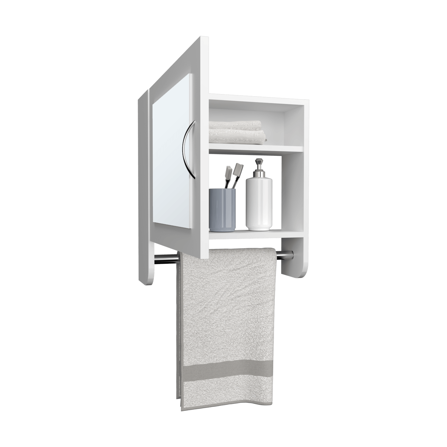 Botiquin 300 Bath 50X45X16 Rta Blanco Zf