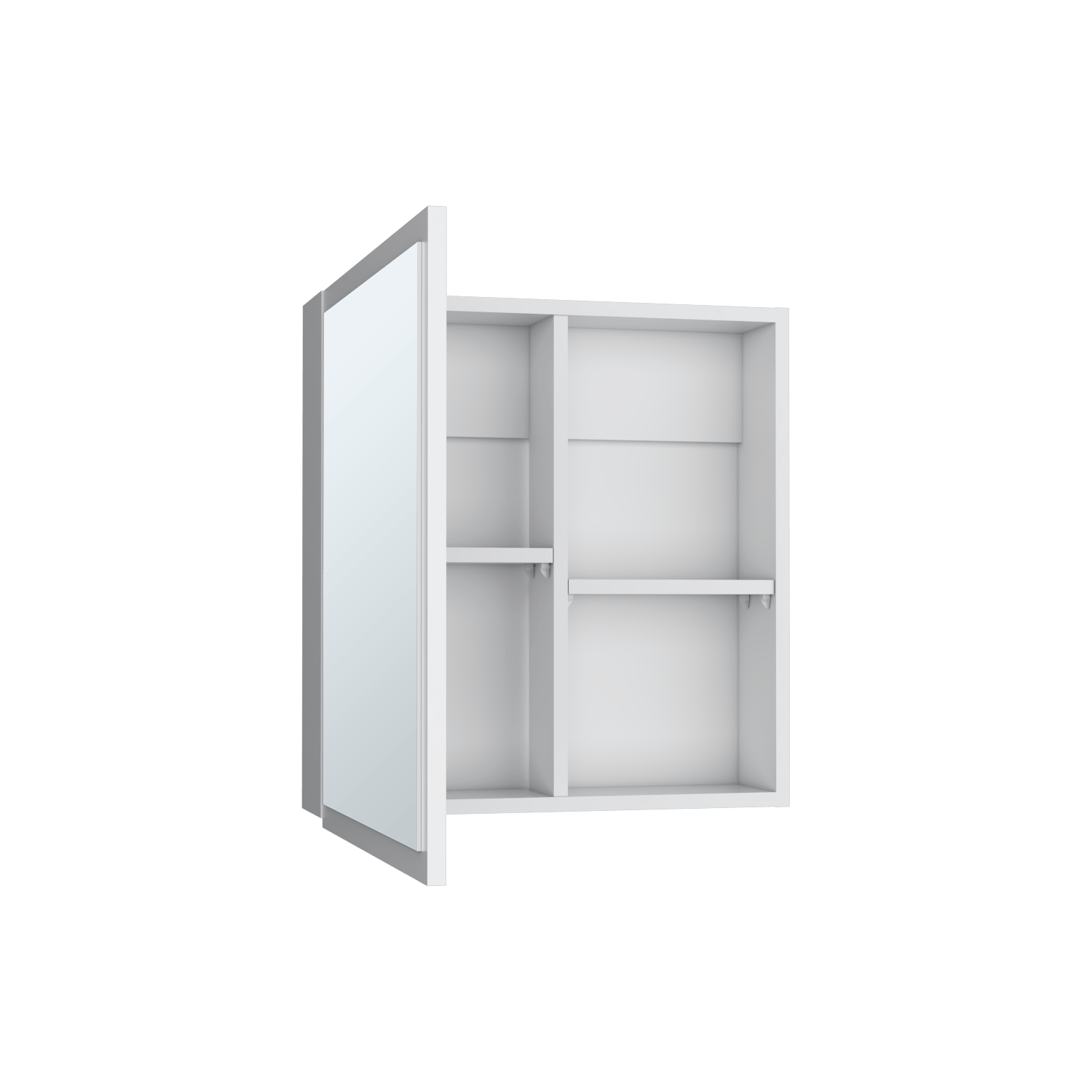 Gabinete De Baño Duma 53X50X14 Rta Blanco Zf