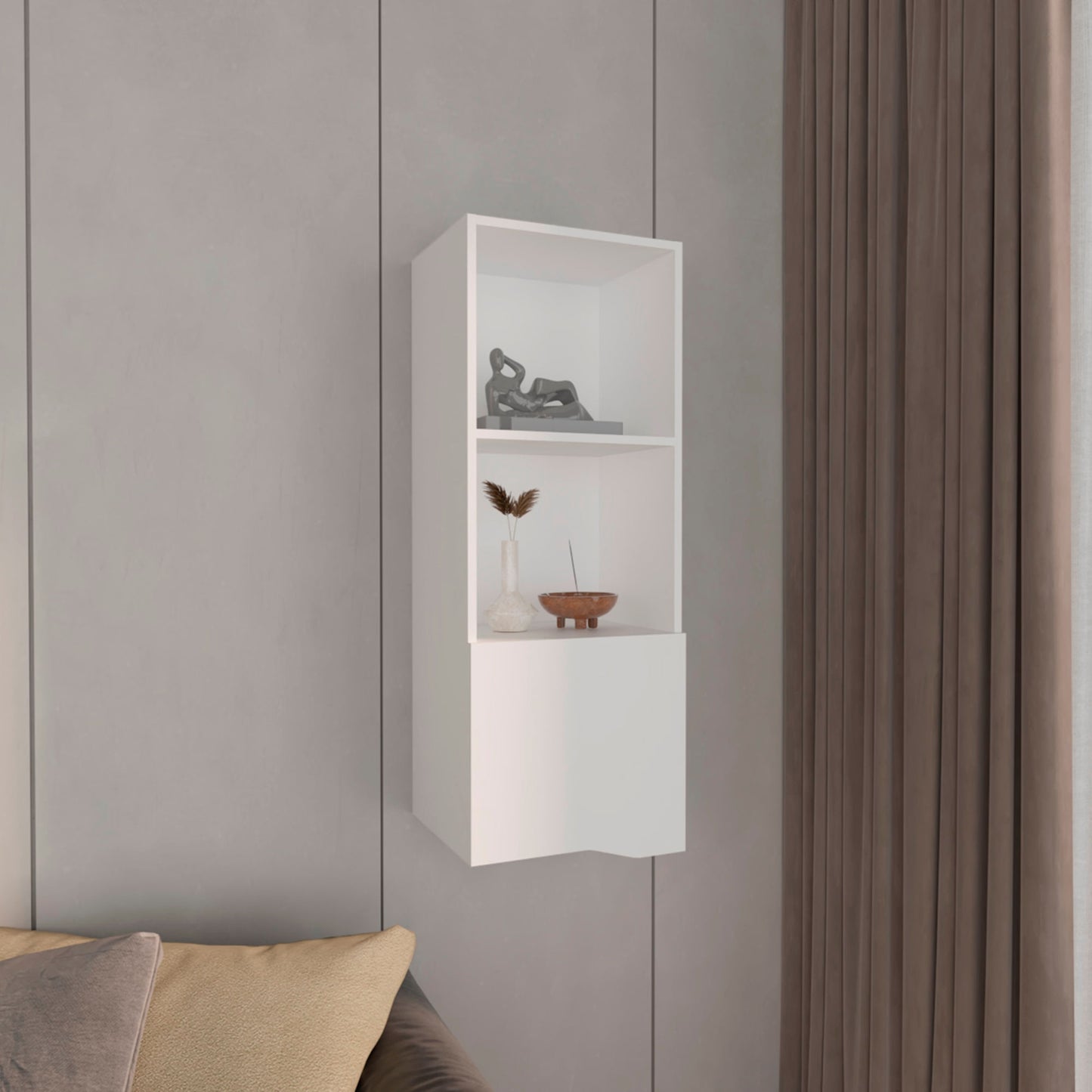 Mueble Auxiliar Obregon 110X41X34 Rta Blanco Zf