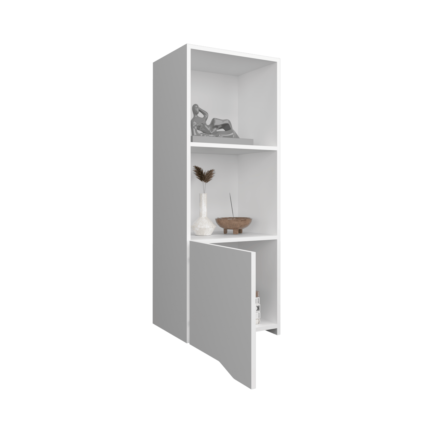 Mueble Auxiliar Obregon 110X41X34 Rta Blanco Zf