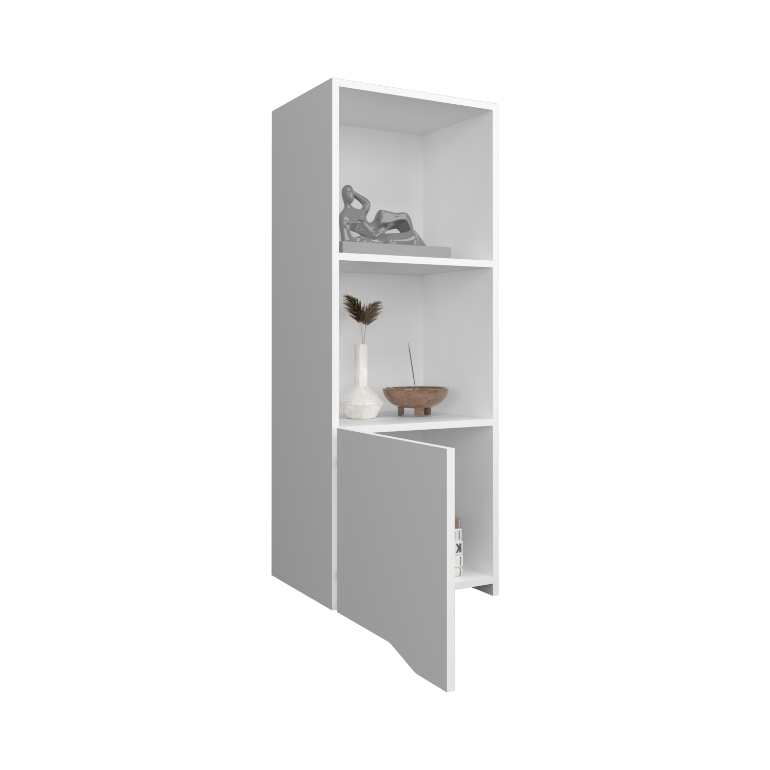 Mueble Auxiliar Obregon 110X41X34 Rta Blanco Zf