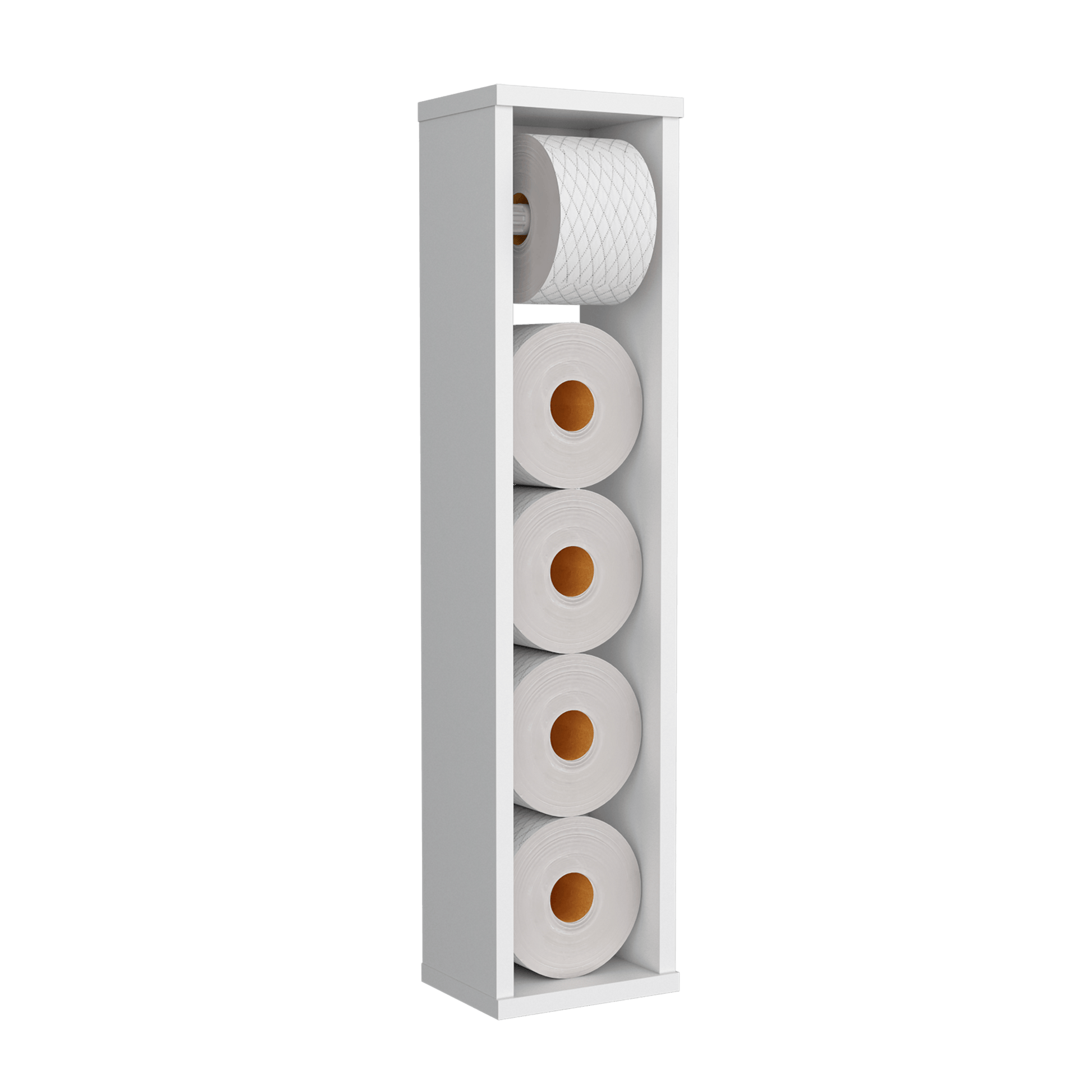 Mueble Organizador Bali Baño 71X16X13 Rta Blanco Zf