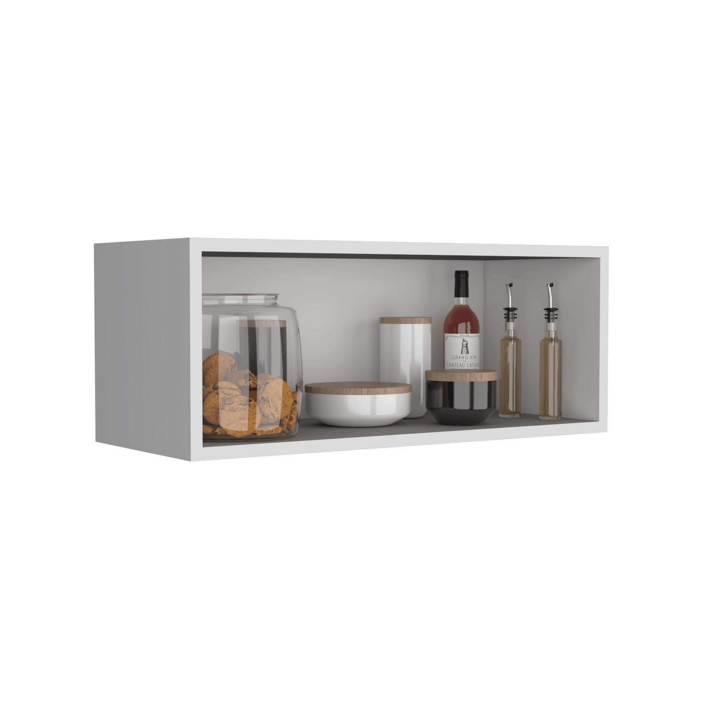 Gabinete Sencillo Pared 30X76X30 Rta Blanco Zf