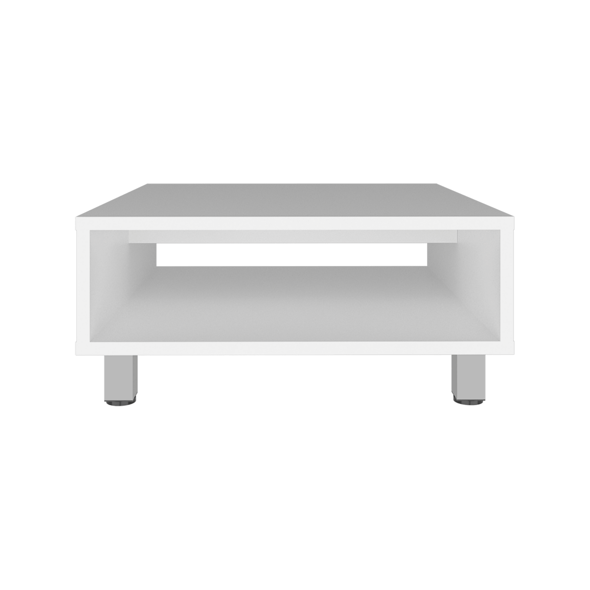 Mesa De Centro Eclipse 26X60X60 Rta Blanco Zf