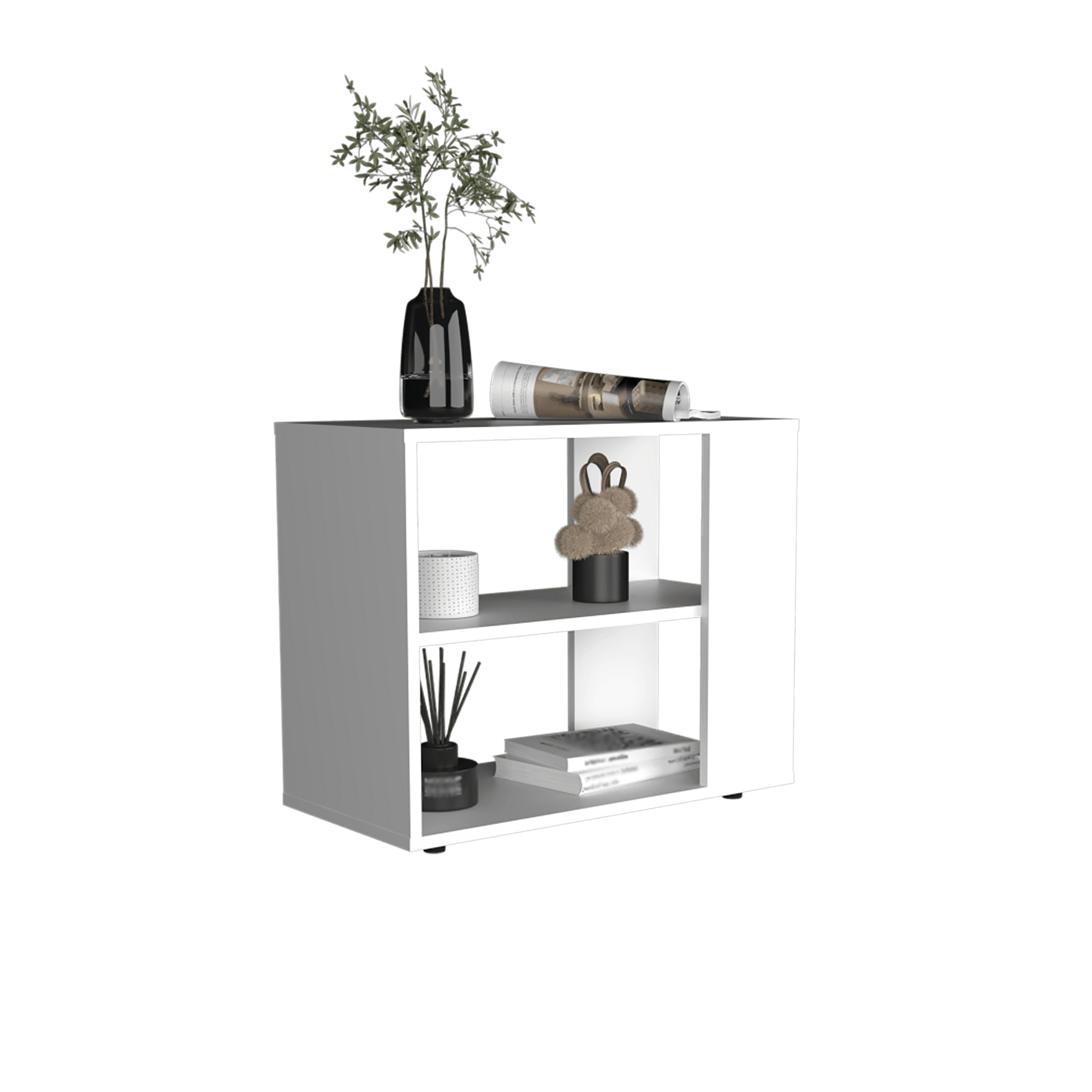Mueble Auxiliar Garden 50X60X30 Rta Blanco