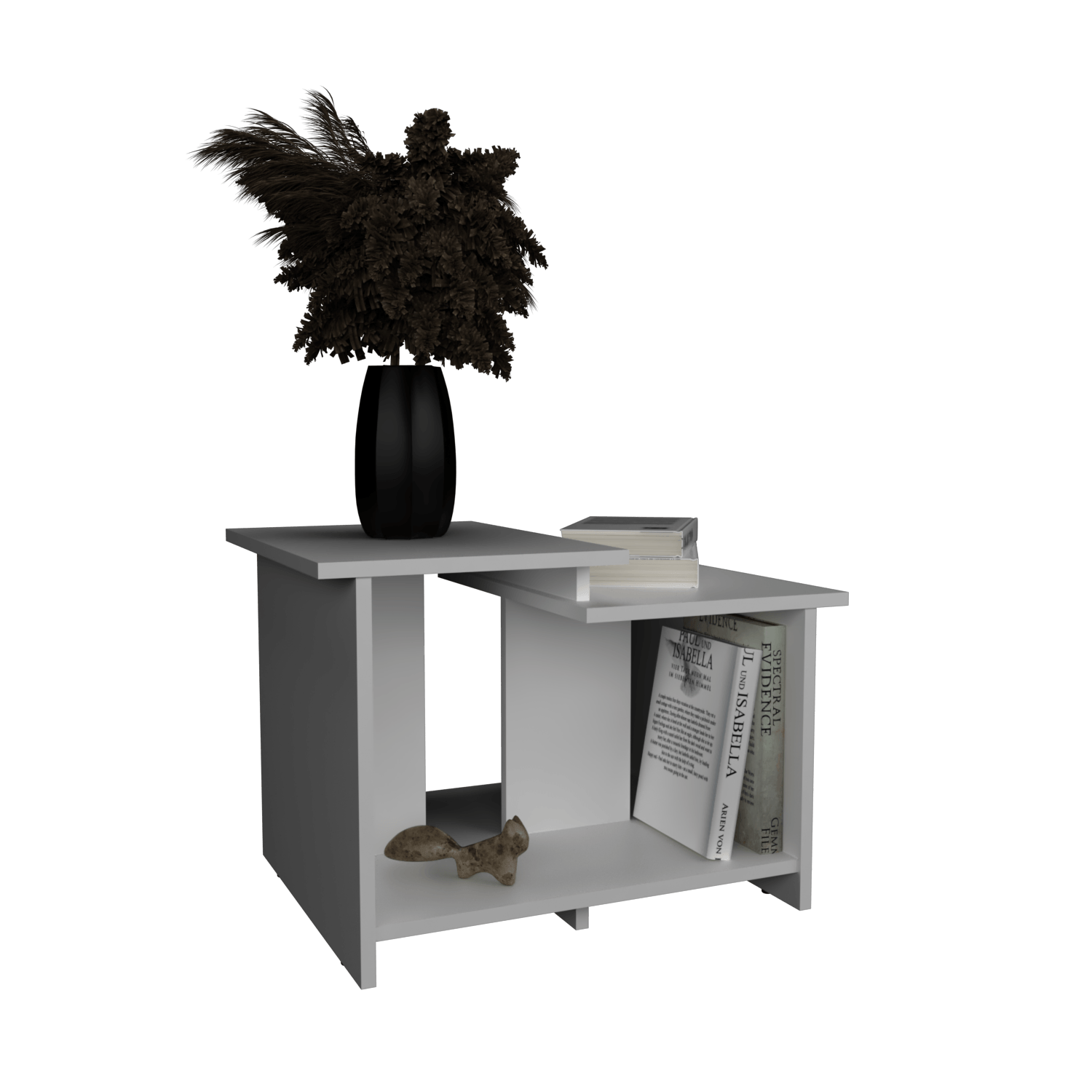 Mesa De Centro Wema 3 Eco 42X60X45 Rta Blanco Zf