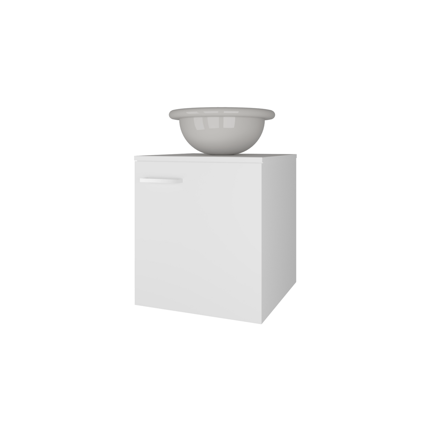 Mueble De Baño Clyde 50X 45X44,5 Rta Blanco Zf