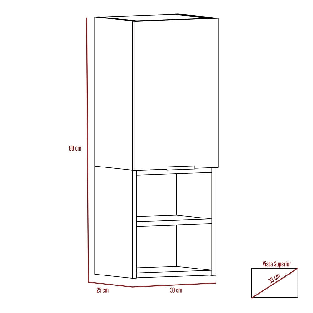 Mueble Auxiliar De Baño Jules