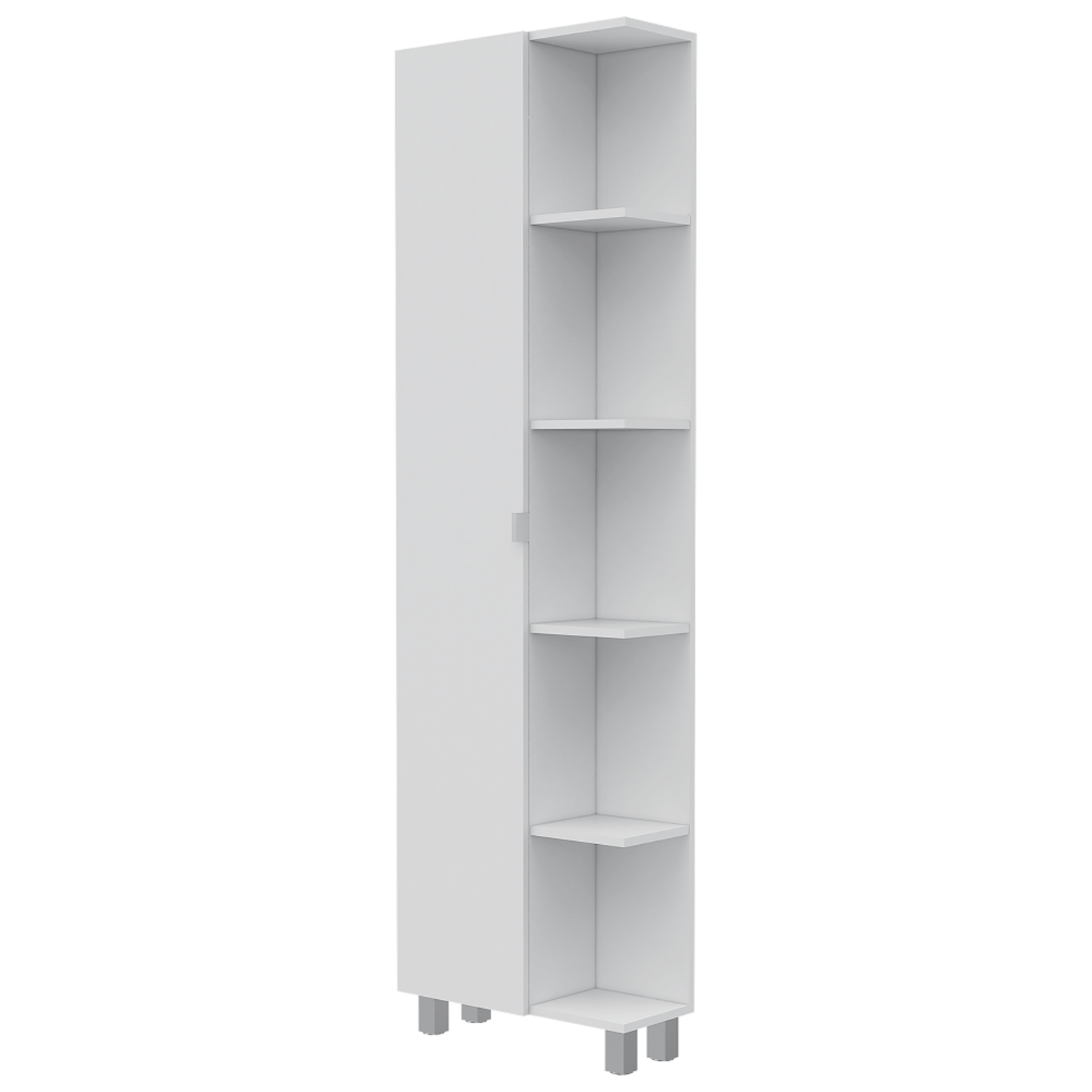 Mueble Esquinero Urano Rta Blanco Zf