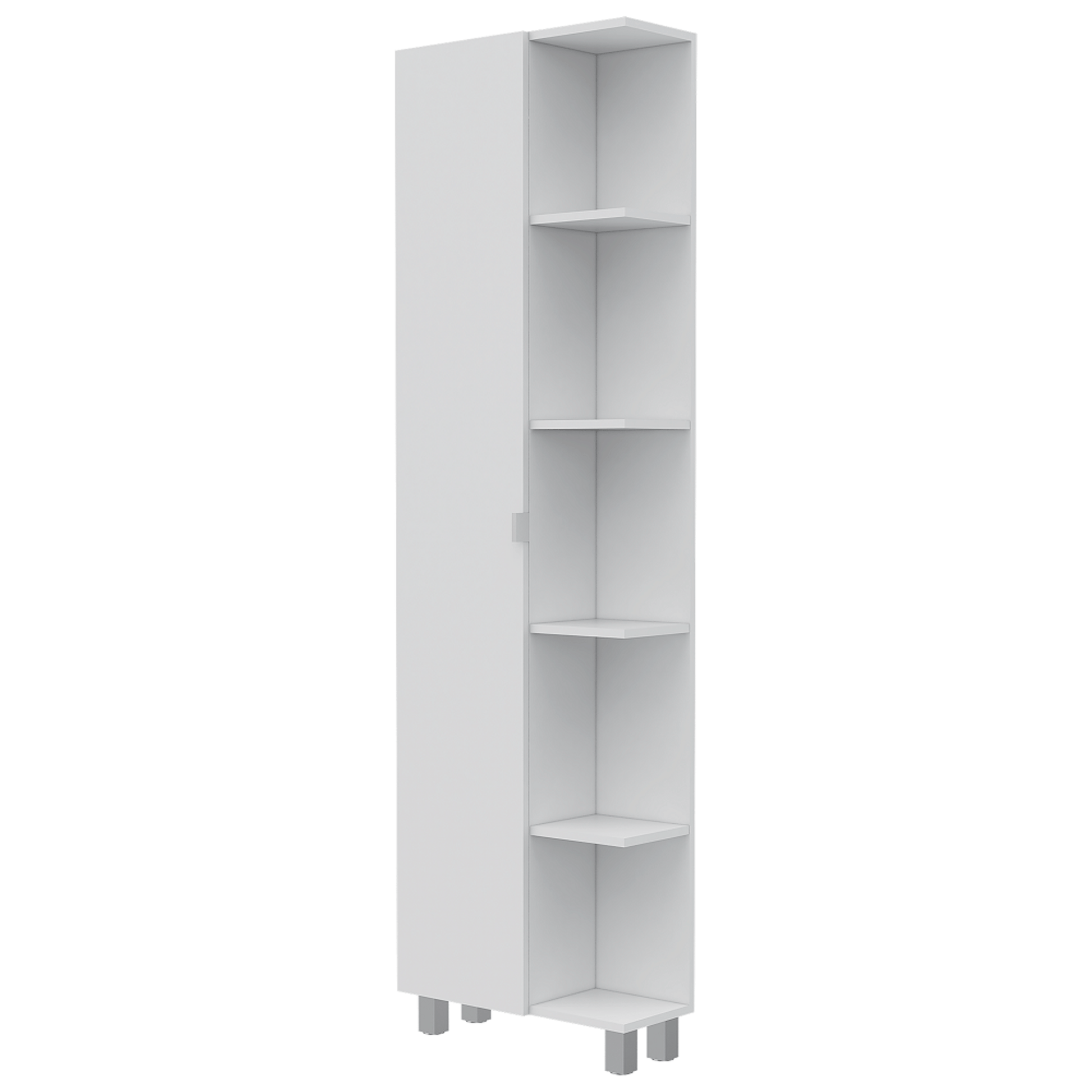 Mueble Esquinero Urano Rta Blanco Zf