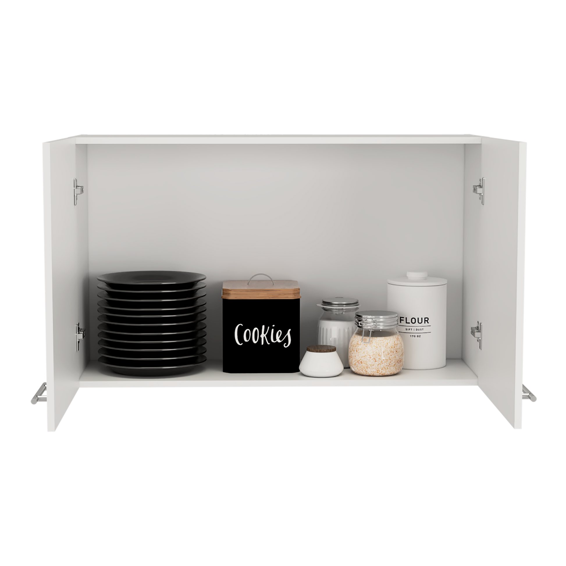 Mueble Aereo Dos Puertas Manchester Blanco