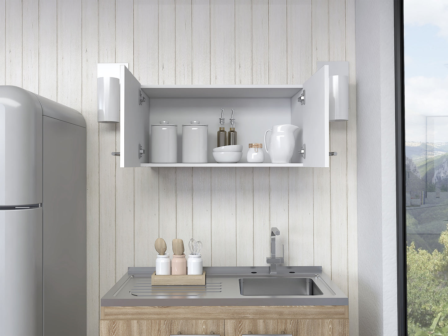 Mueble Sobre Campana Manchester Rta Blanco