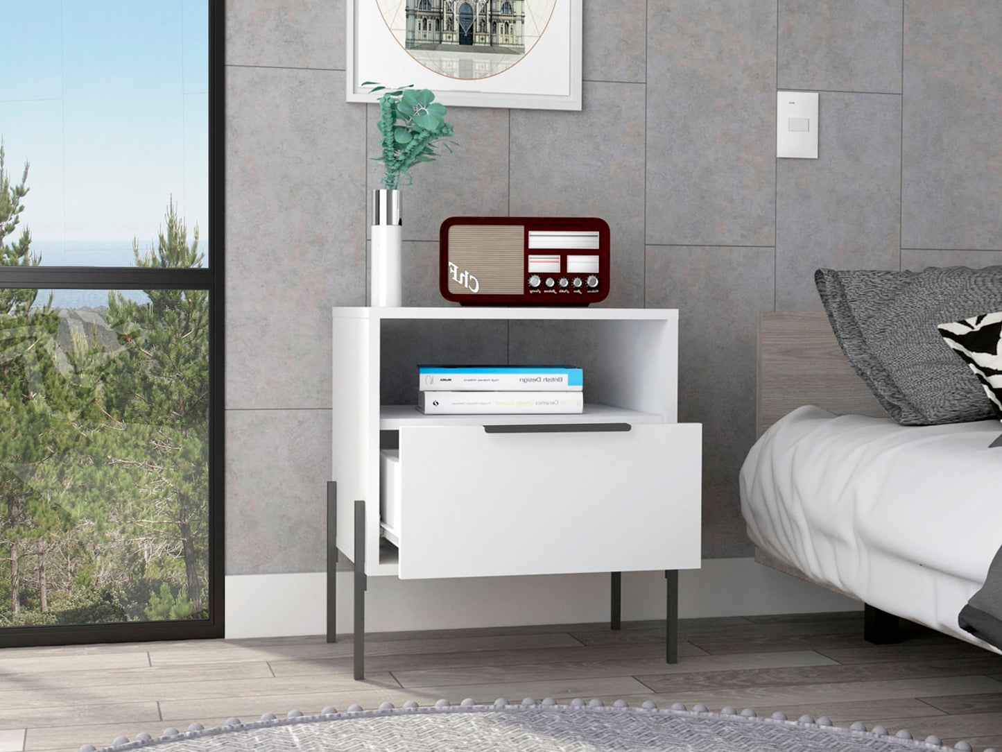 Velador White Collection W 52 Rta Blanco