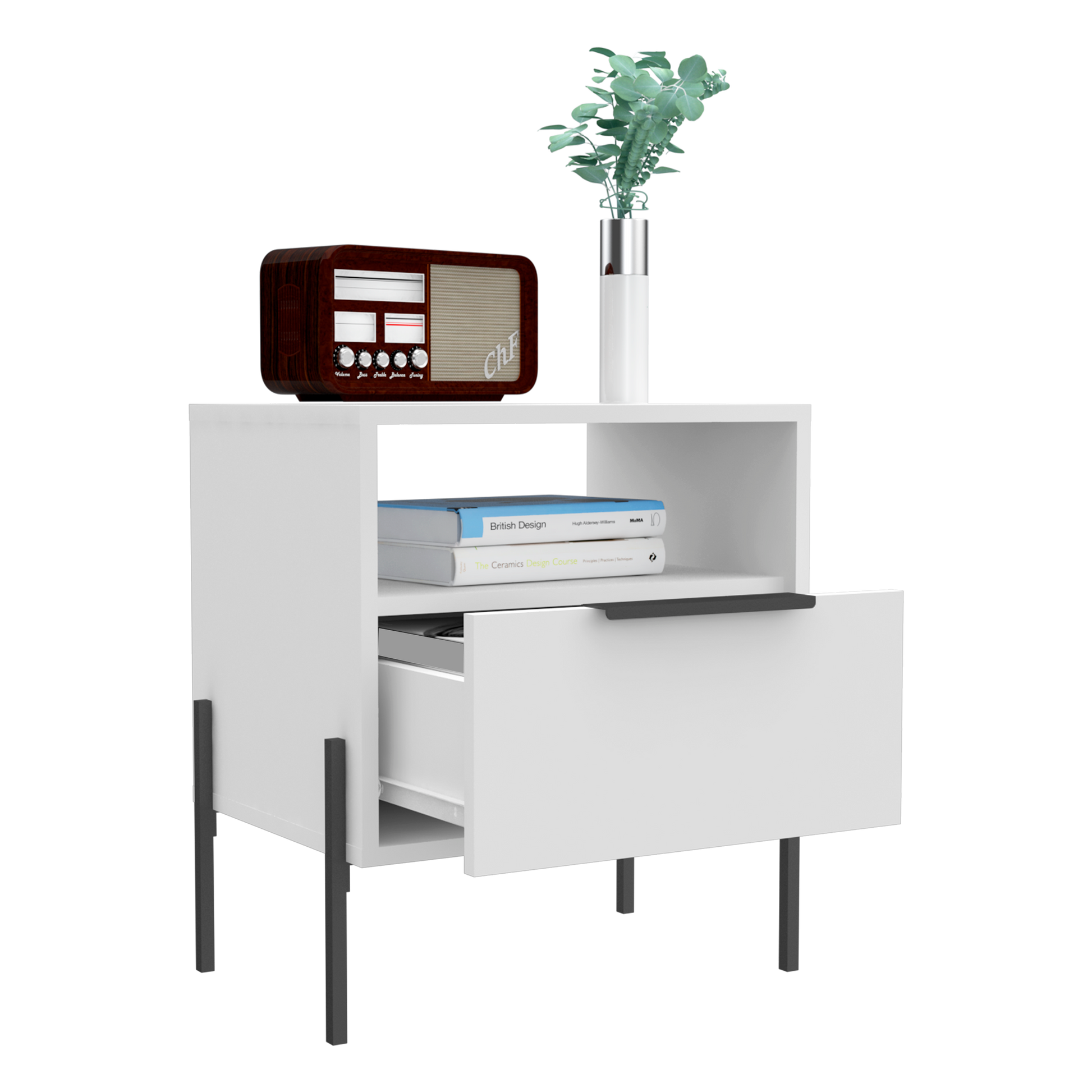 Velador White Collection W 52 Rta Blanco