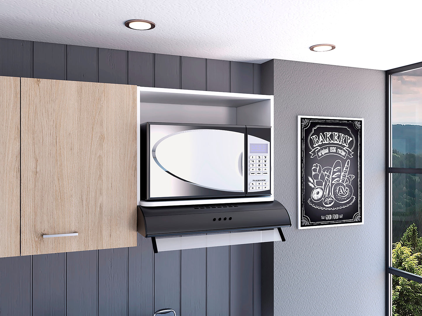 Mueble Auxiliar Cocina Rta Blanco