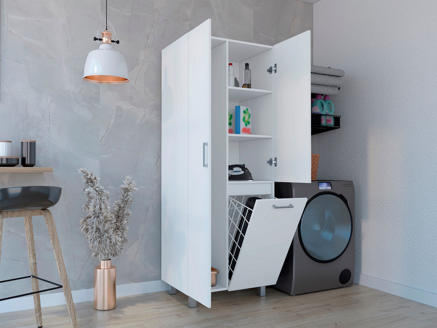 Mueble De Aseo Aeris 180 X 68 Rta Blanco