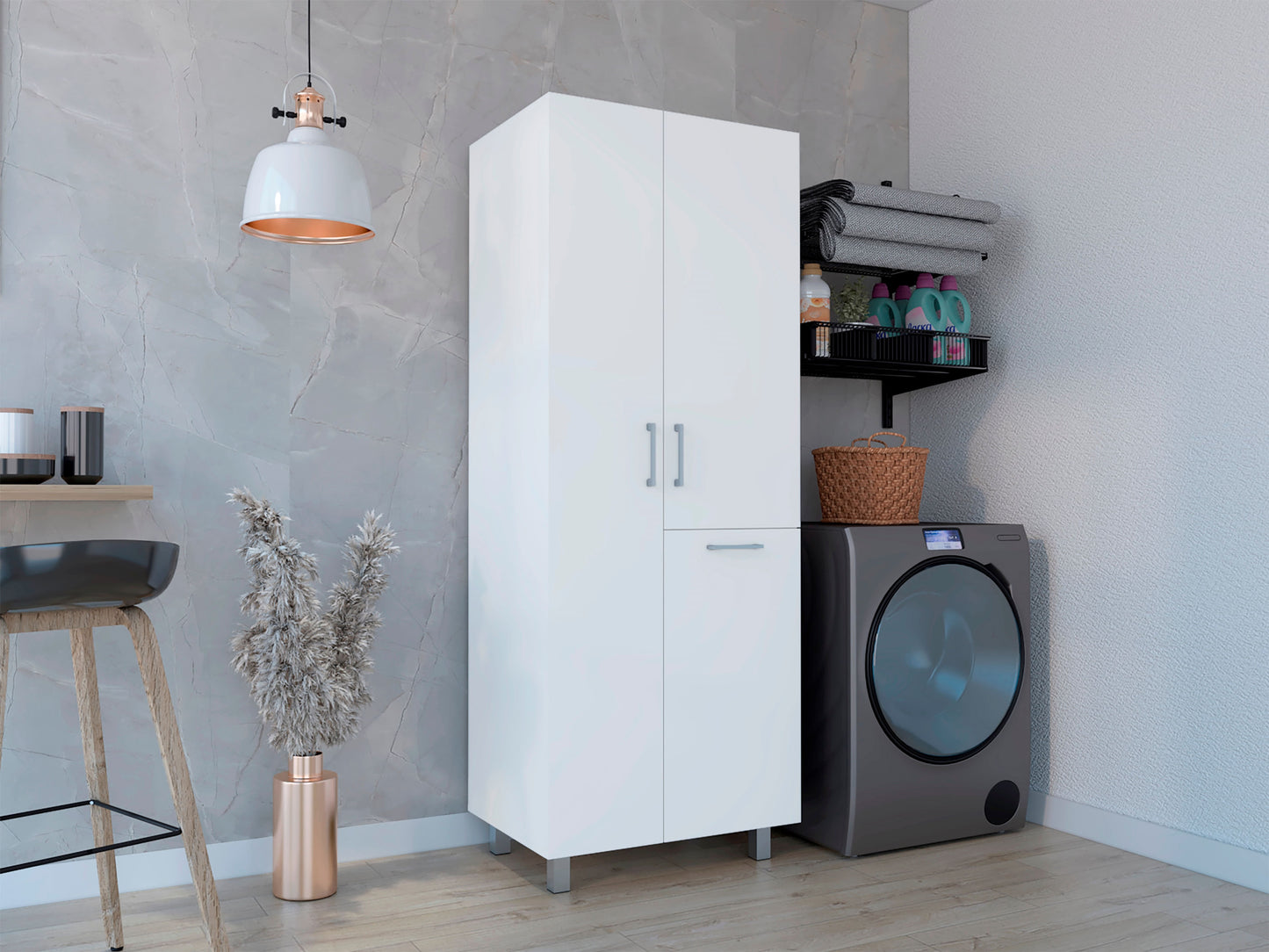 Mueble De Aseo Aeris 180 X 68 Rta Blanco