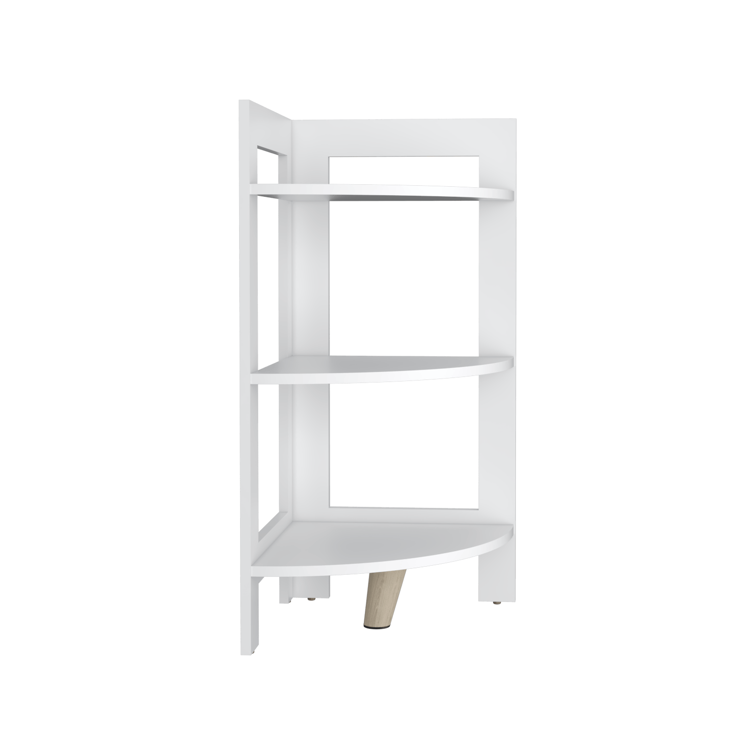 Mesa Auxiliar Esquinera Riga 80 X 39 Rta Blanco