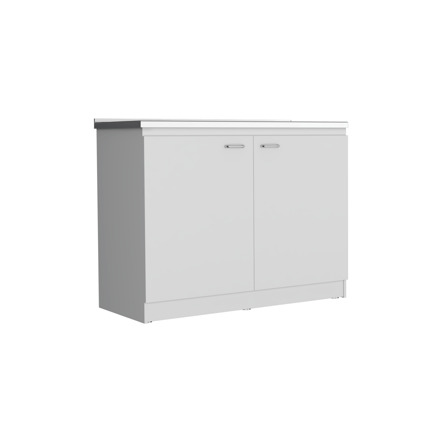 Mueble  Inferior Cocina Napoles 120 Rta Blanco