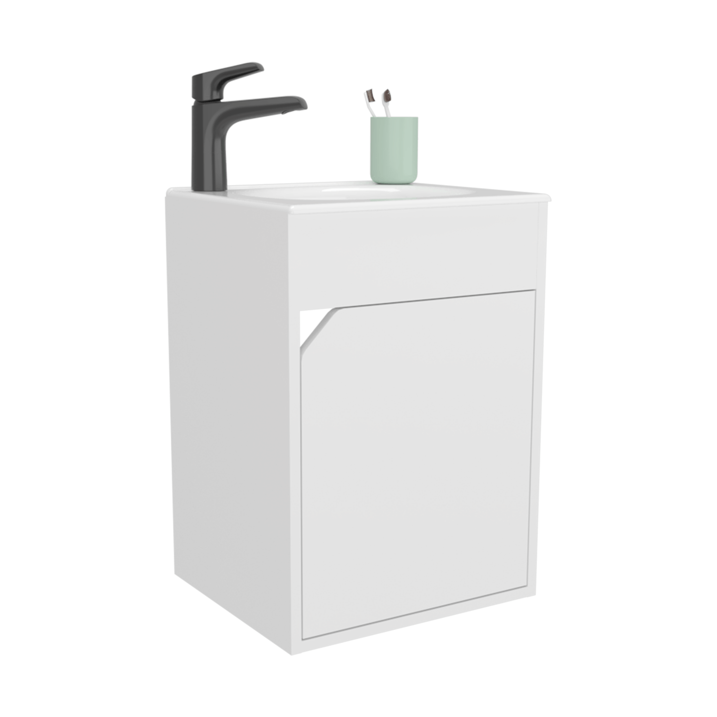 Mueble De Baño Bethel 40 55X39X32 Rta Blanco Marquez Zf