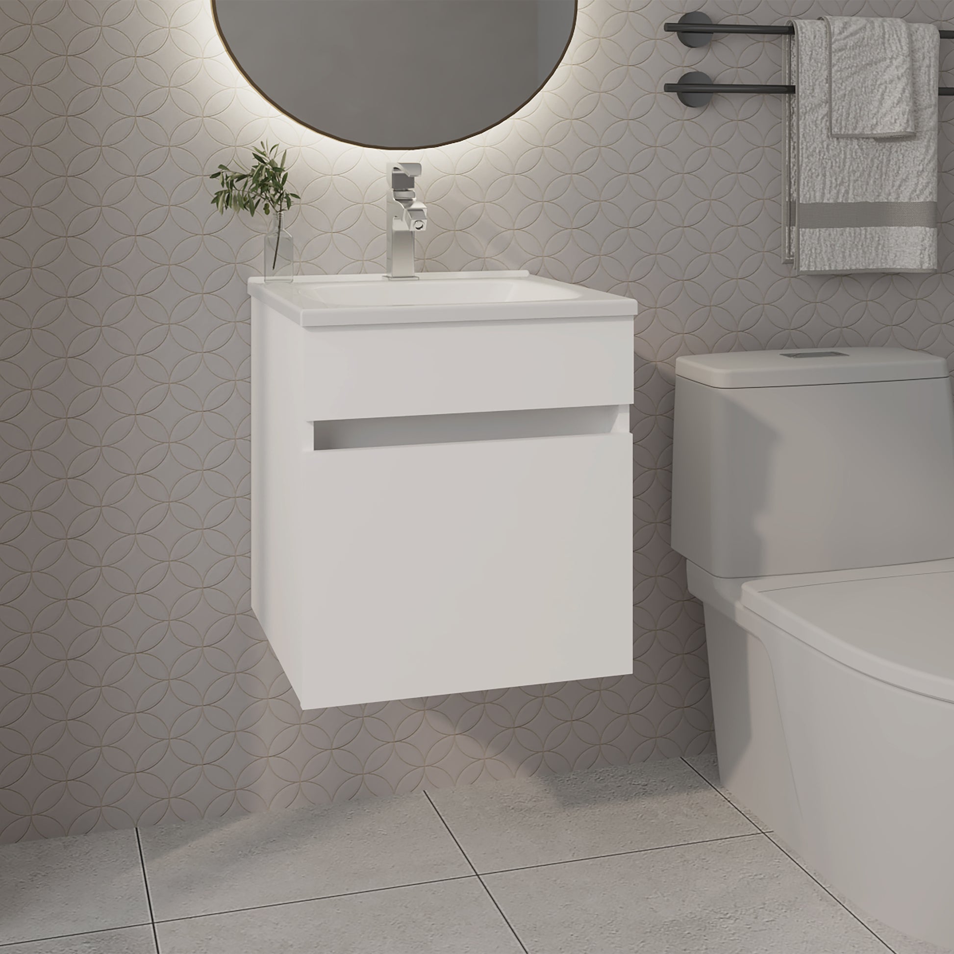 Mueble De Baño Primavera 45 48X44X44 Rta Blanco Marquez Zf