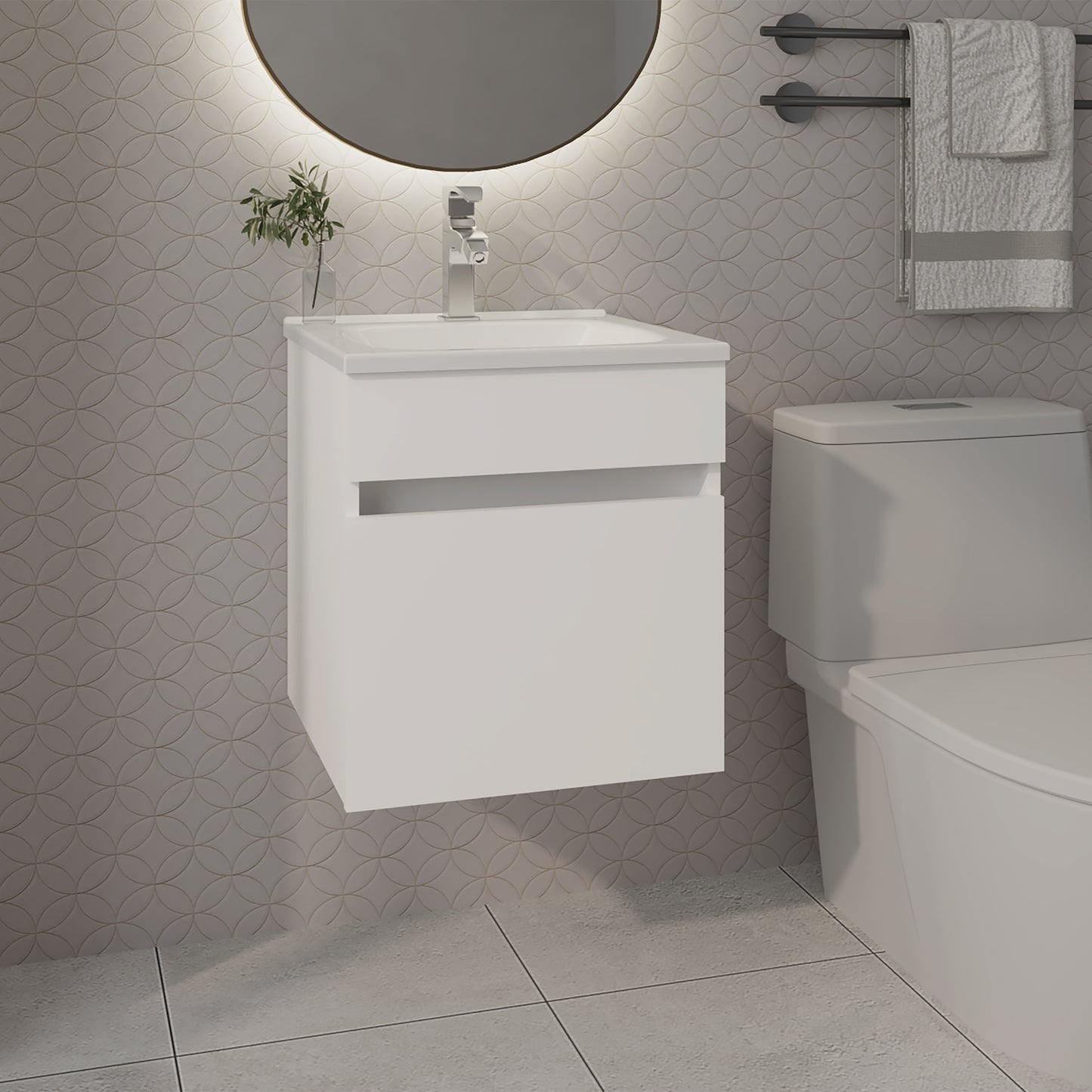 Mueble De Baño Primavera 45 48X44X44 Rta Blanco Marquez Zf