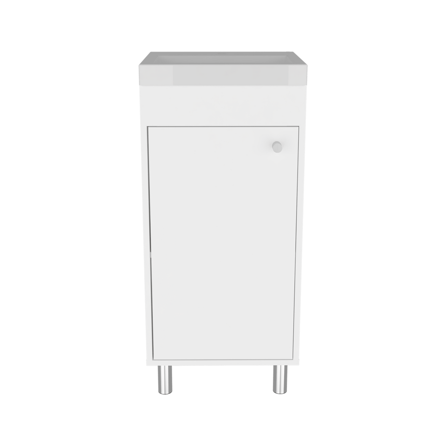 Mueble De Baño Rivera  84X40X32 Rta Blanco Mqz Zf