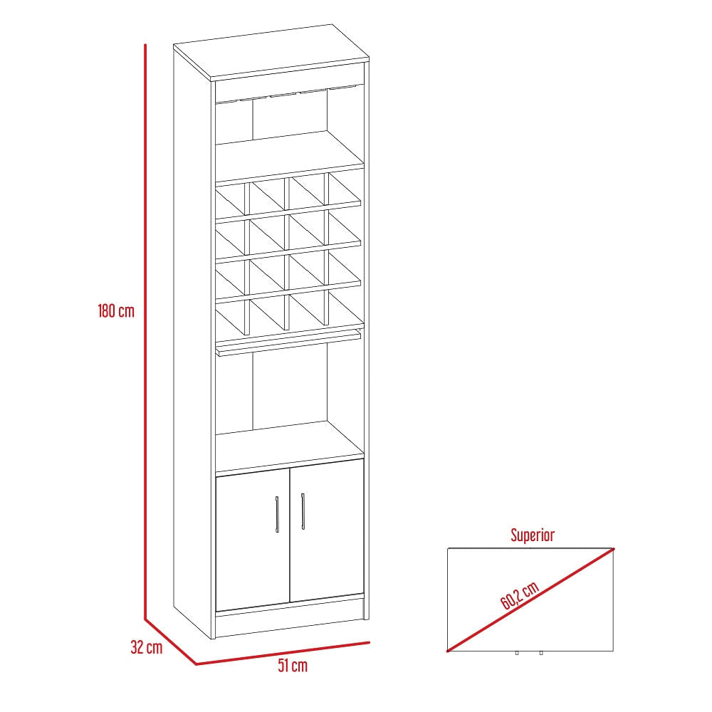 Mueble Bar Kava Milan