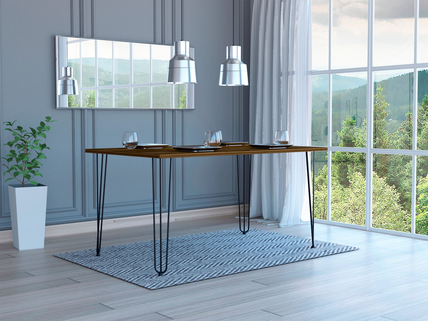 Mesa Comedor Vassel Rta Caramelo