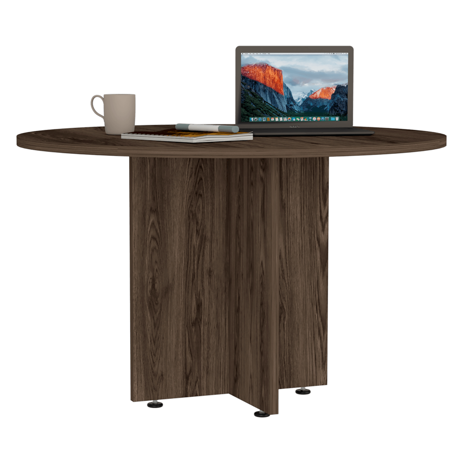 Mesa Redonda Home Office M 120 Rta Milan