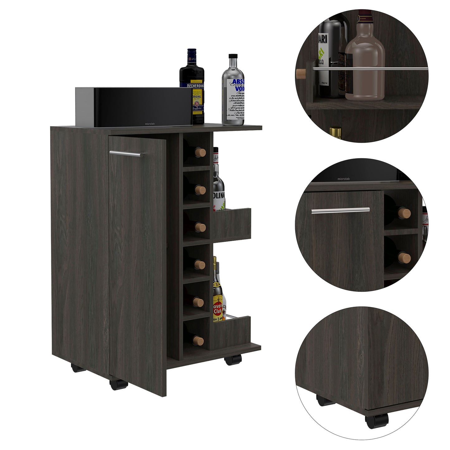 Bar Cart Rta Espresso Zf
