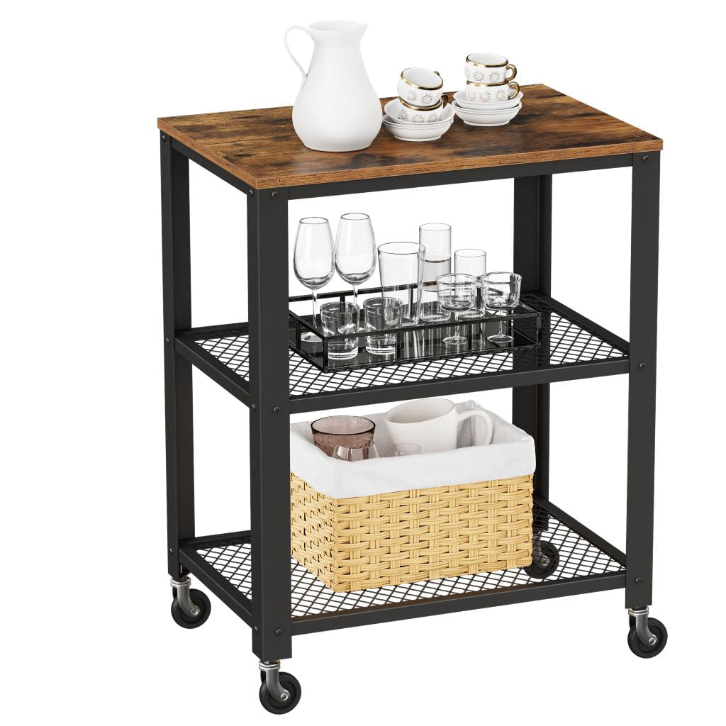 Mesa Movil Cocina Café Rustico Rustico