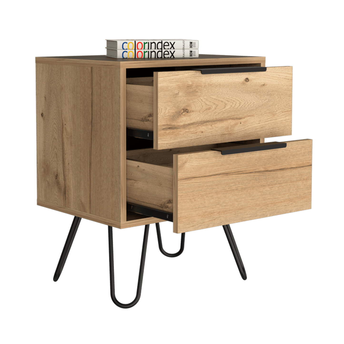 Mesa De Noche Augusta 2 57X45X34 Rta Duna Zf