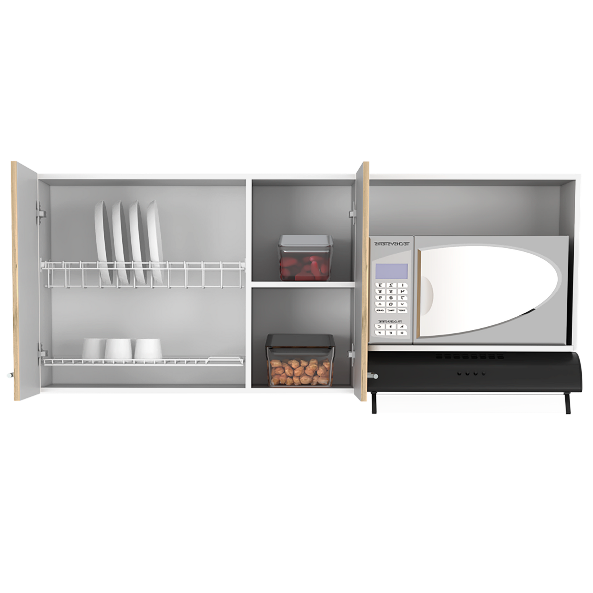 Mueble Superior 150 Lares Blanco + Duna