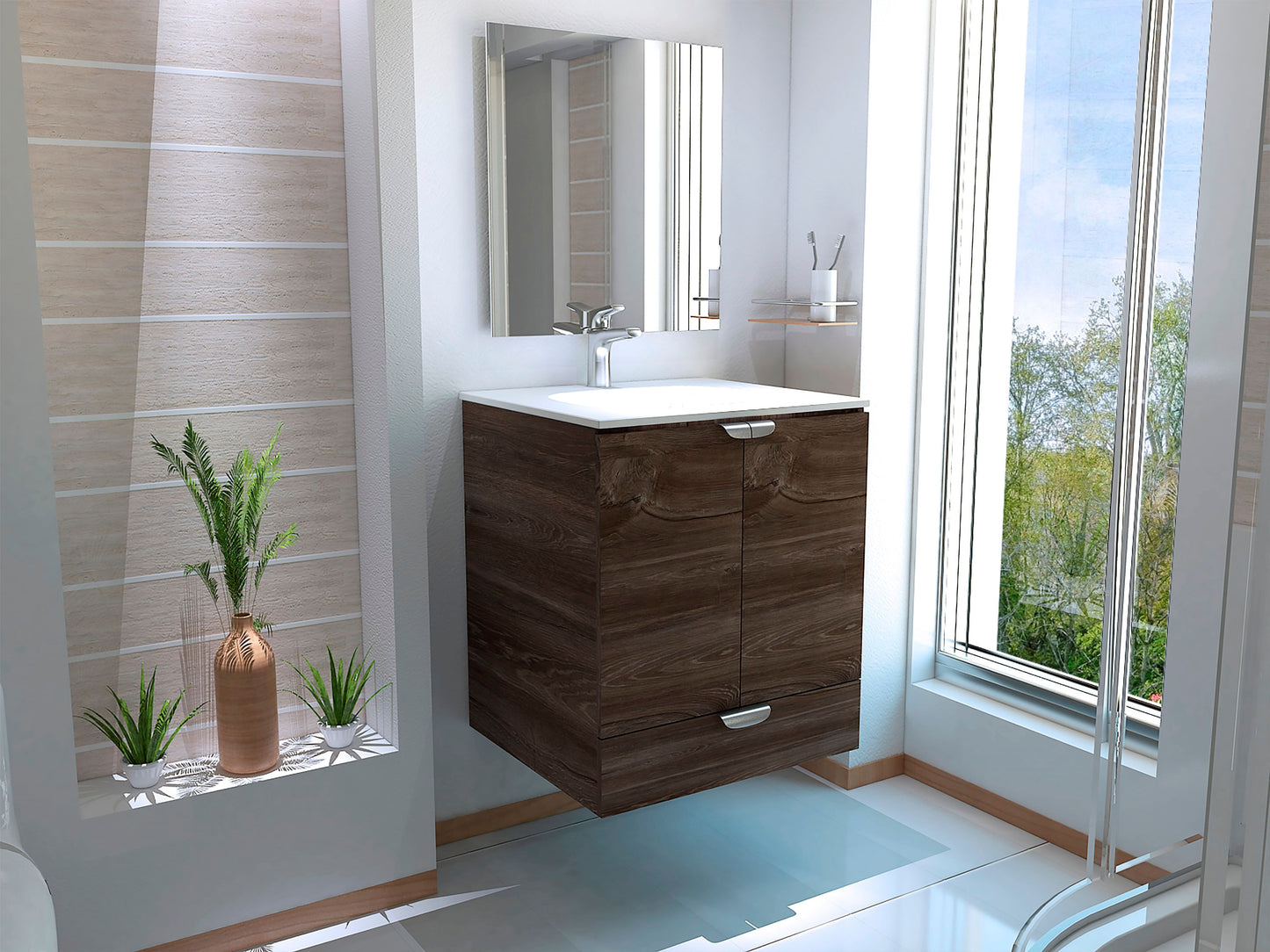 Mueble Baño Cascade Petite Corona Siena