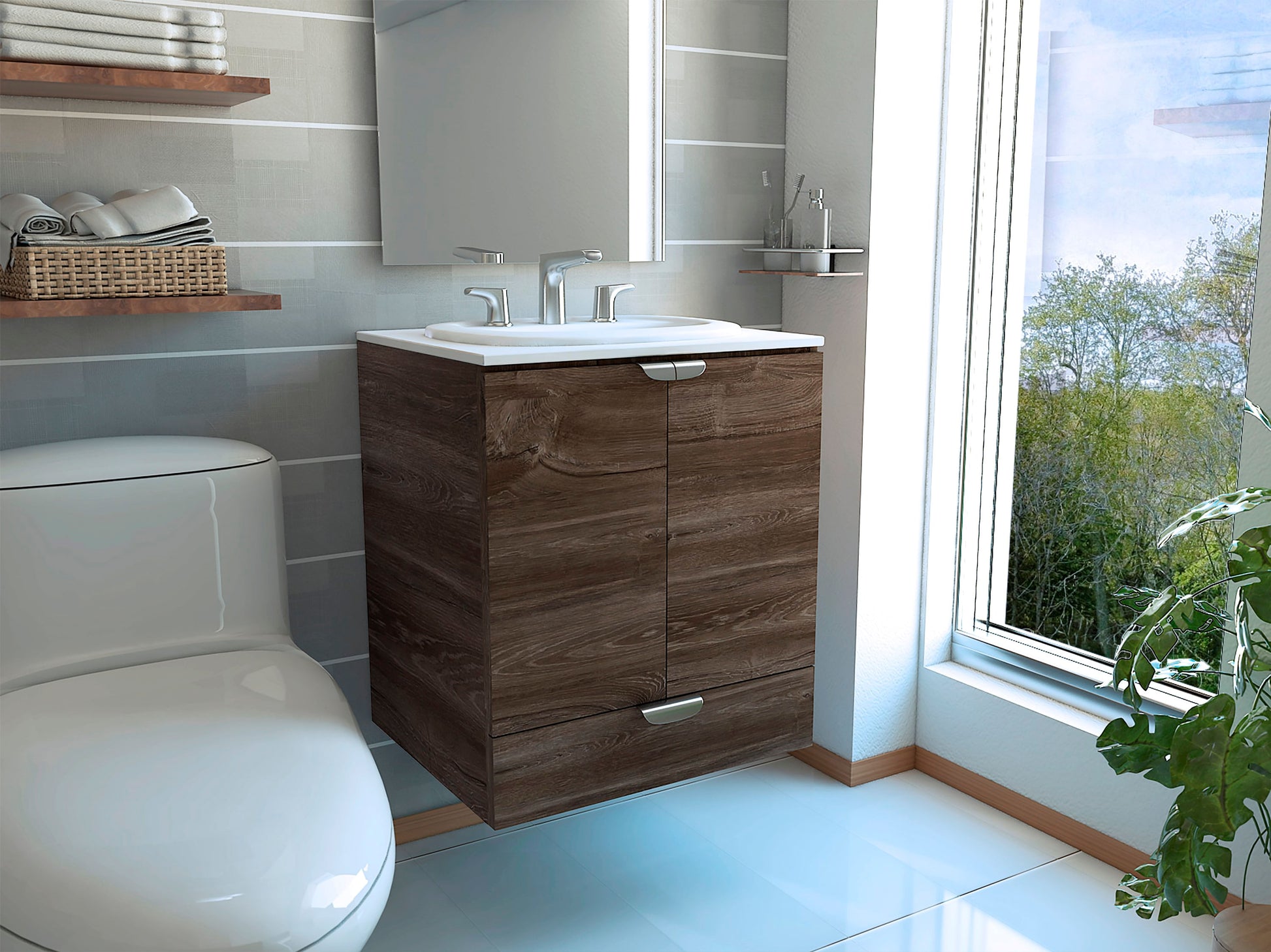 Mueble Baño Cascade Petite Corona Siena